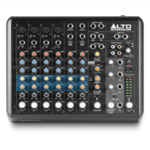 Alto TRUEMIX800FX 8-Channel Professional Mixer w/Bluetooth, USB and Alesis DSP Effects