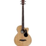 Alvarez AB60CE Acoustic Bass in Natural Satin with cutaway and LR Baggs StagePro EQ and Element pickup