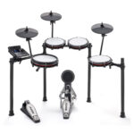 Alesis Nitro Max Kit-Eight-Piece Electronic Drum Kit with Mesh Heads and Bluetooth