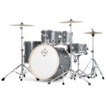 Dixon PODSP520C1BGM Spark 5-Piece Drum Set Pack With 20" Bass Drum, Gun Metal