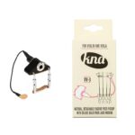 KNA VV-3 Portable Violin / viola piezo pickup with 1/4 jack socket and deluxe solid ebony jack housing.