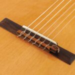 KNA NG-1 Bridge mounted portable piezo pickup for Classical / Flamenco guitar (1/8" to 1/4" cable included).