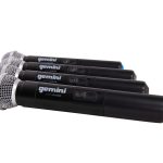 Gemini UHF-04M-S1234 Four Channel Wireless Handheld Microphone System