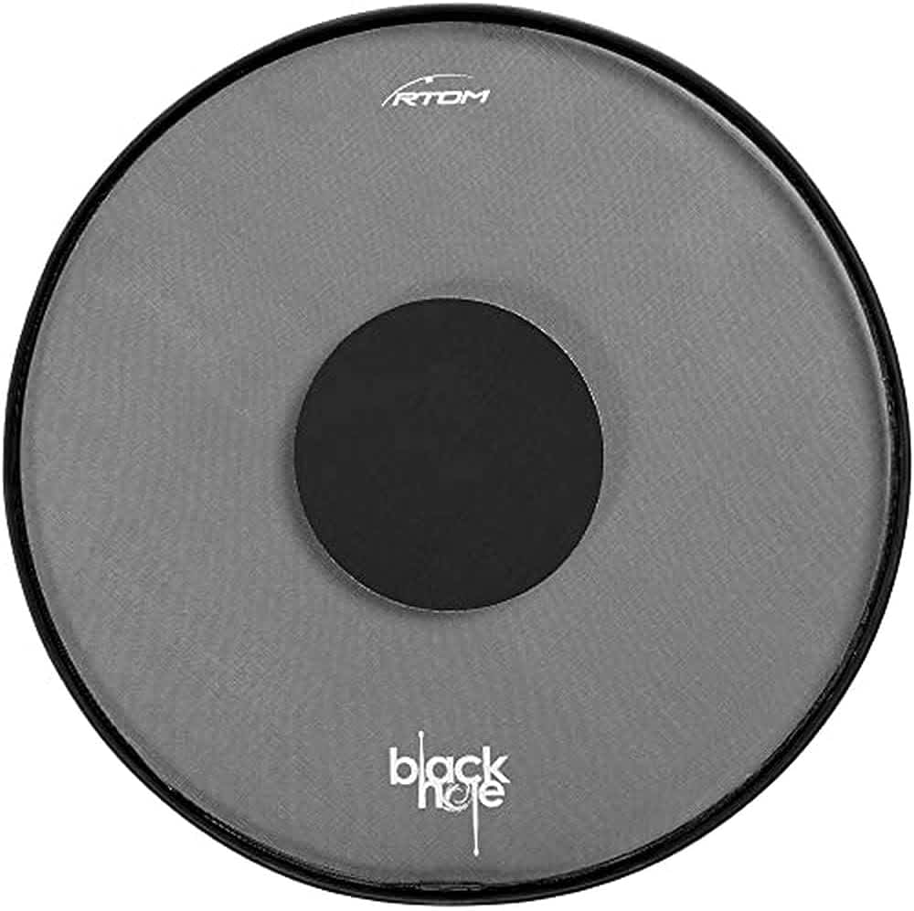 RTOM Black Hole Snap-on Tuneable Mesh Head Practice Pad - 13 Tom"