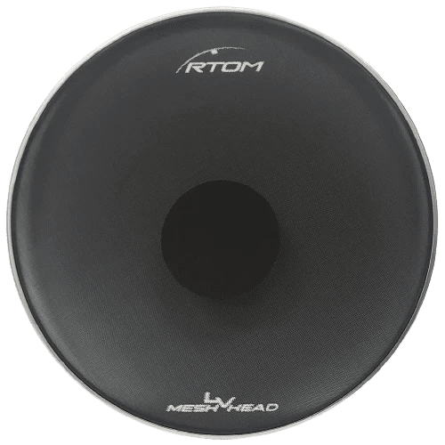 RTOM Black Hole Snap-on Tuneable Mesh Head Practice Pad - 24 Bass Drum"