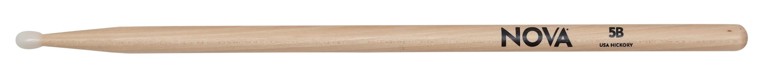 Vic Firth Nova 5B Nylon Tip Drumstick, Natural