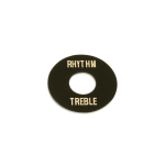 Toggle Switch Plate- Black (Les Paul Style)