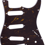 Pickguard- Standard Strat® Style HSS 11-Hole 3-Ply Tortoise/White/Black