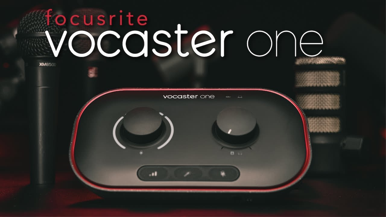 Focusrite Vocaster One Podcast Audio Interface