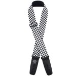 Lock-It LIS 102-S62 'Checkerboard' Poly Plush Series Guitar Strap