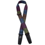 Lock-It LIS 106-S61 'Vivid Cassettes' Poly Plush Series Guitar Strap