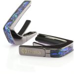 Thalia TH-CB200-BA Black Chrome Finish Capo w/Blue Abalone Inlay