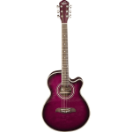 Oscar Schmidt OG10CEFTPB-A Concert Size Acoustic/Electric Purpleburst Guitar