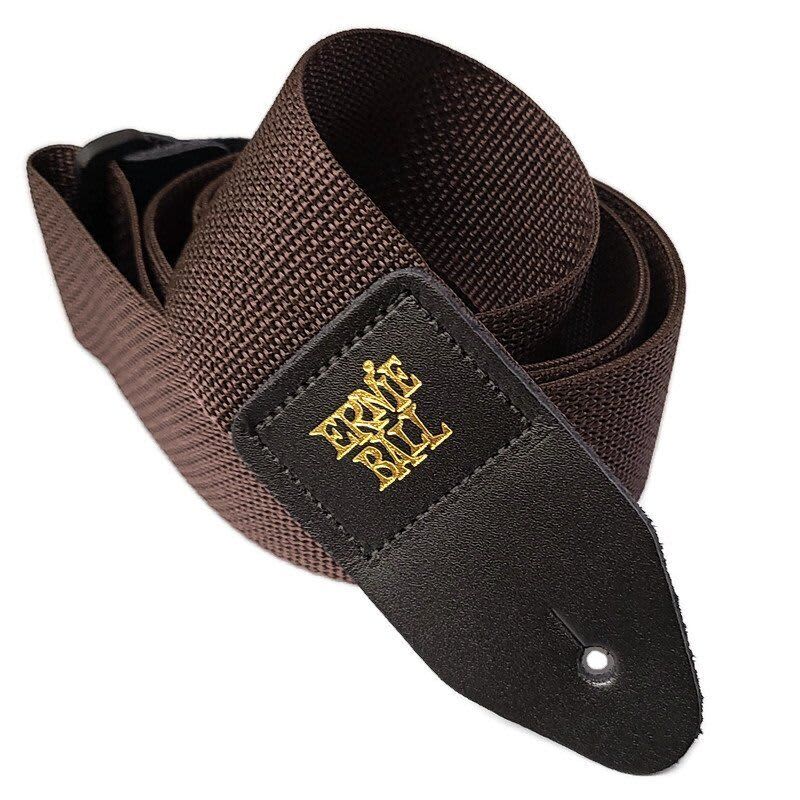 Ernie Ball 4052EB Polypro Guitar Strap-Brown