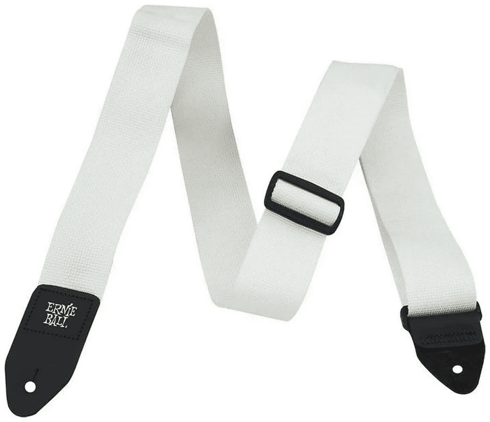 Ernie Ball 4036EB Polypro Guitar Strap-White