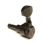 Graph Tech PRL-8721-LB7 Ratio Lefty 7 In-Line Electric Guitar Locking Tuners (Black)