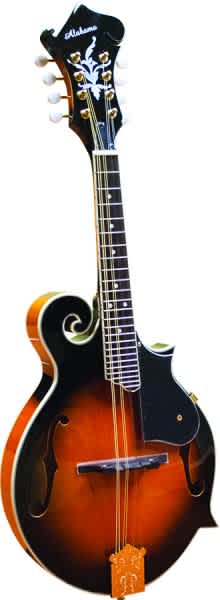 Alabama ALM45 F-Style Archtop Mandolin with deluxe headstock