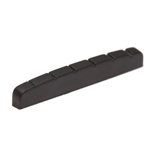 Black Tusq Strat Slotted  Flat