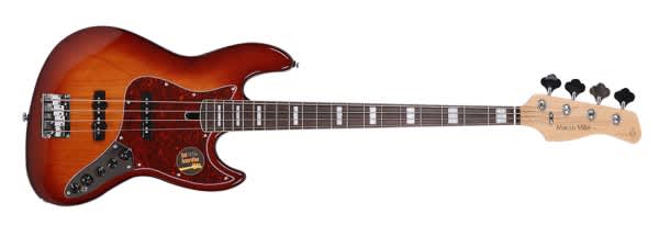 Sire V7-ALDER-4-2NDGEN-TS V7 4 string (Alder) 2nd Generation, Tobacco Sunburst