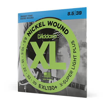 D'Addario EXL130+ Extra Super Light Plus Electric Guitar Strings .085-39
