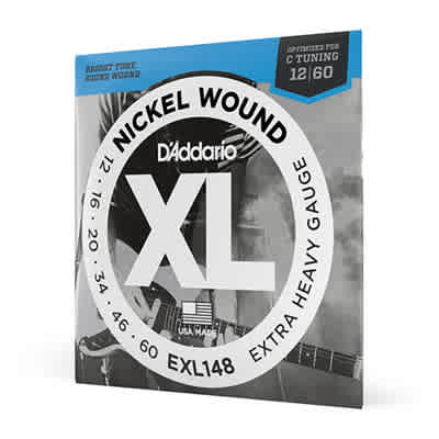 D'Addario EXL148 Electric Guitar Strings Extra Heavy 12-60