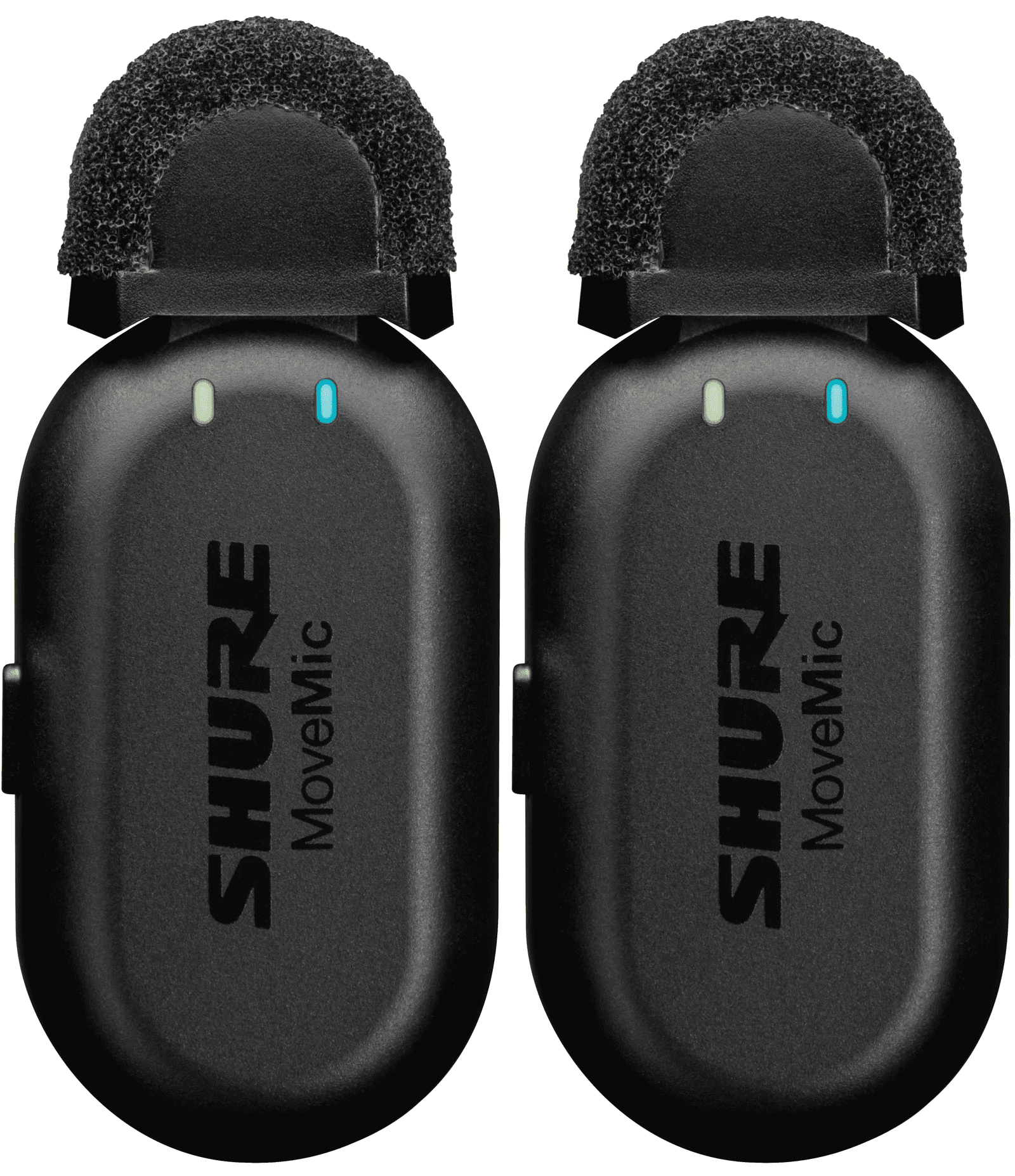 Shure MV-TWO-Z7 MoveMic Two Two-Channel Wireless Lavalier Microphones