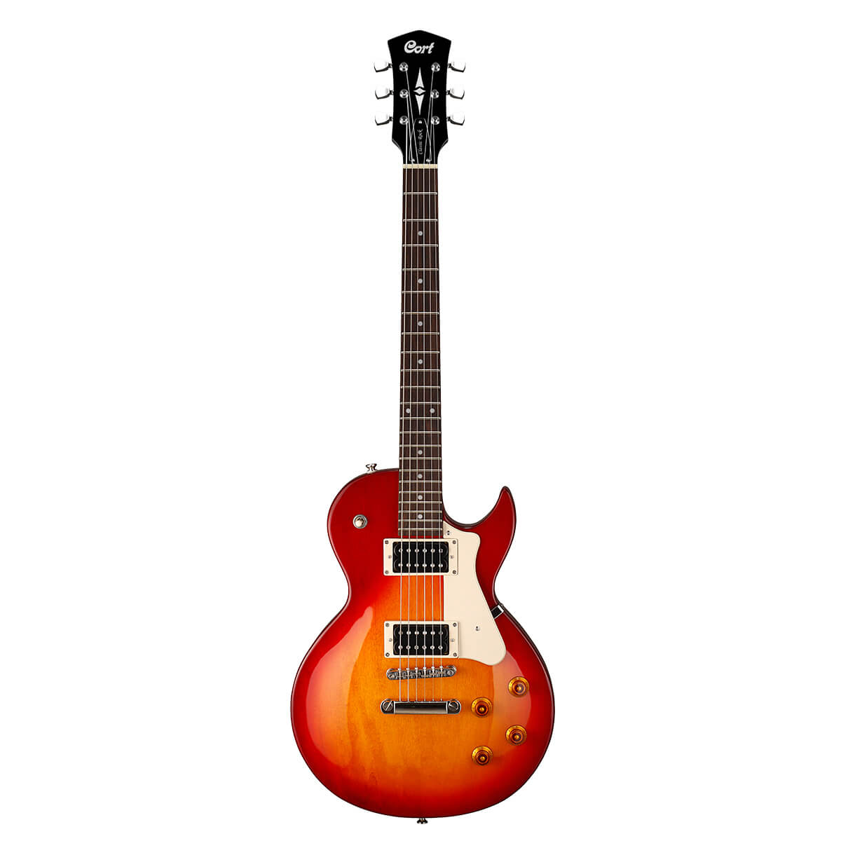 Cort CR100-CRS  Classic Rock single cutaway body with carved maple top.