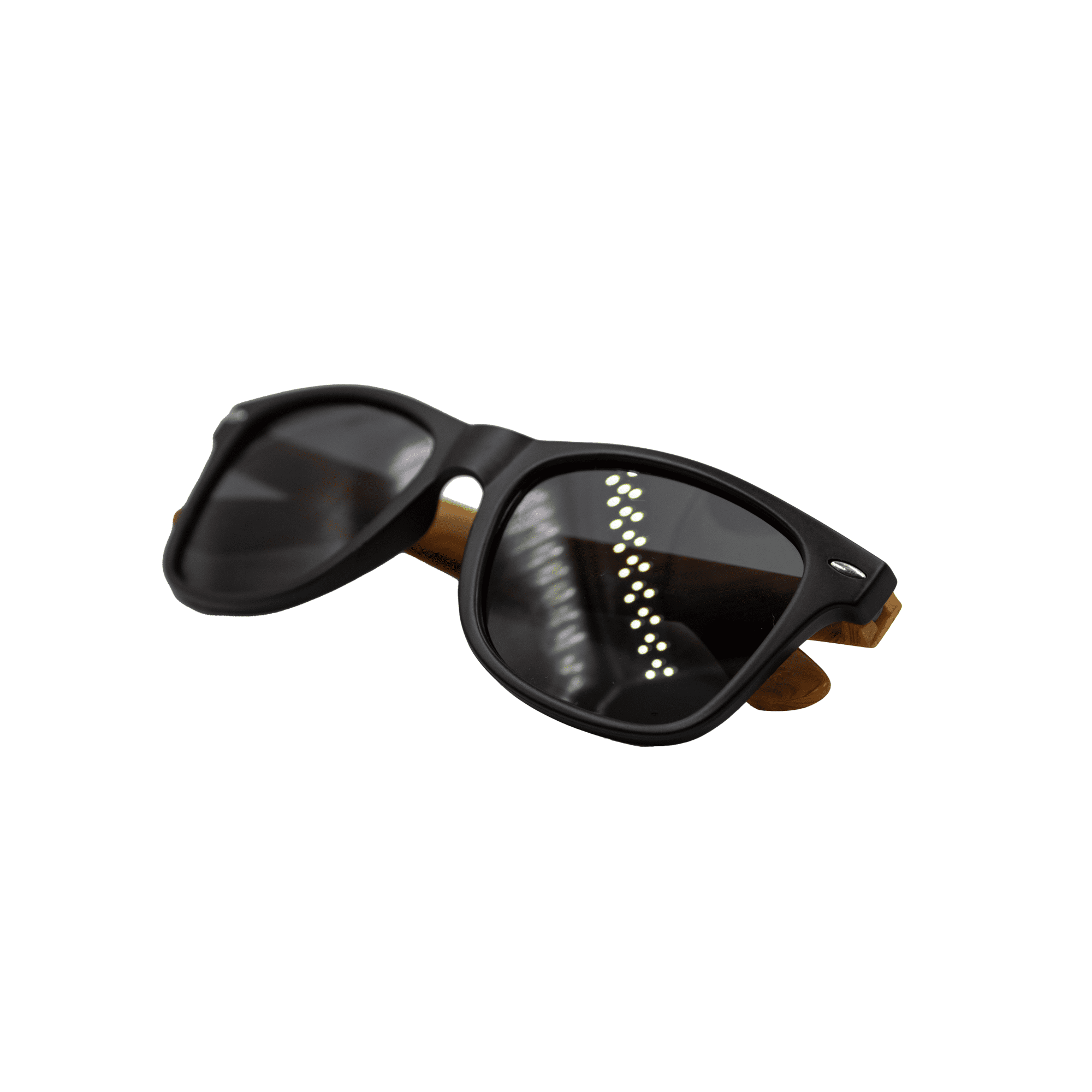 Godin 052974  Wood Grain Sunglasses with Godin logo